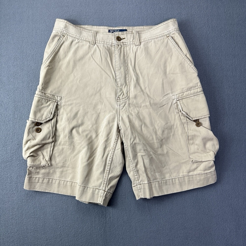 Polo Ralph‎ Lauren Men's Cargo Shorts Size 34 Classic Chino Style 100% Cotton